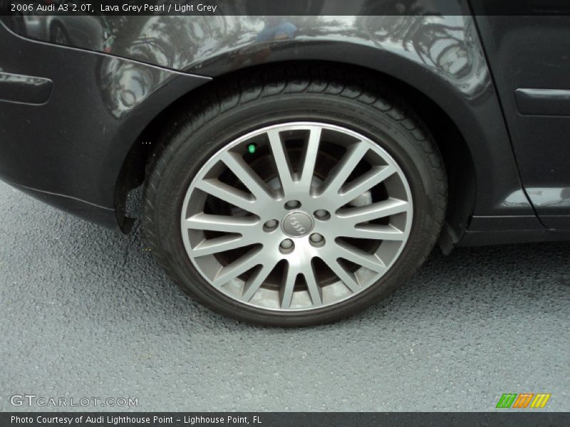 Lava Grey Pearl / Light Grey 2006 Audi A3 2.0T