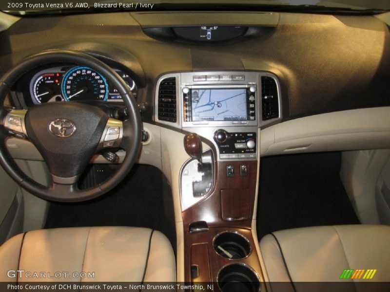 Blizzard Pearl / Ivory 2009 Toyota Venza V6 AWD