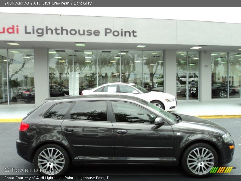 Lava Grey Pearl / Light Grey 2006 Audi A3 2.0T
