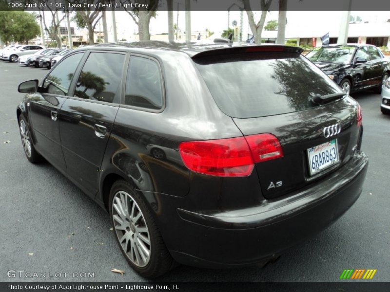 Lava Grey Pearl / Light Grey 2006 Audi A3 2.0T