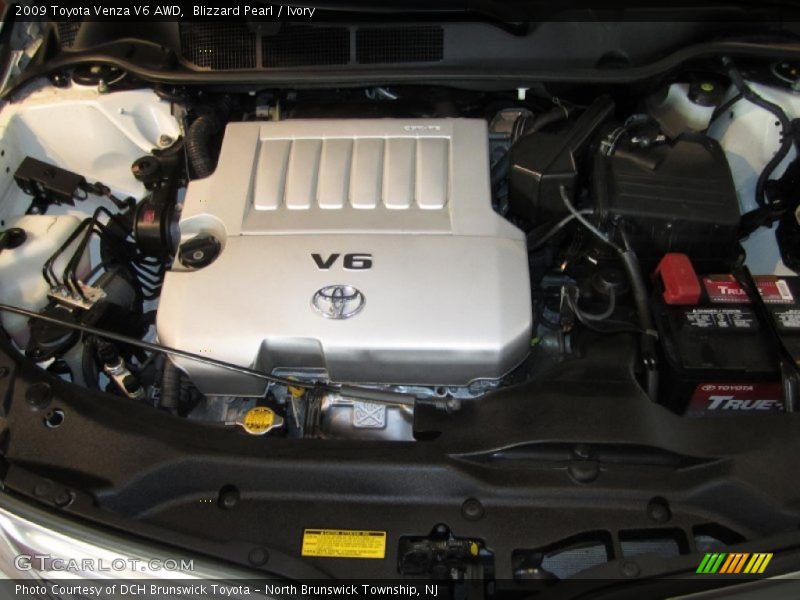 Blizzard Pearl / Ivory 2009 Toyota Venza V6 AWD
