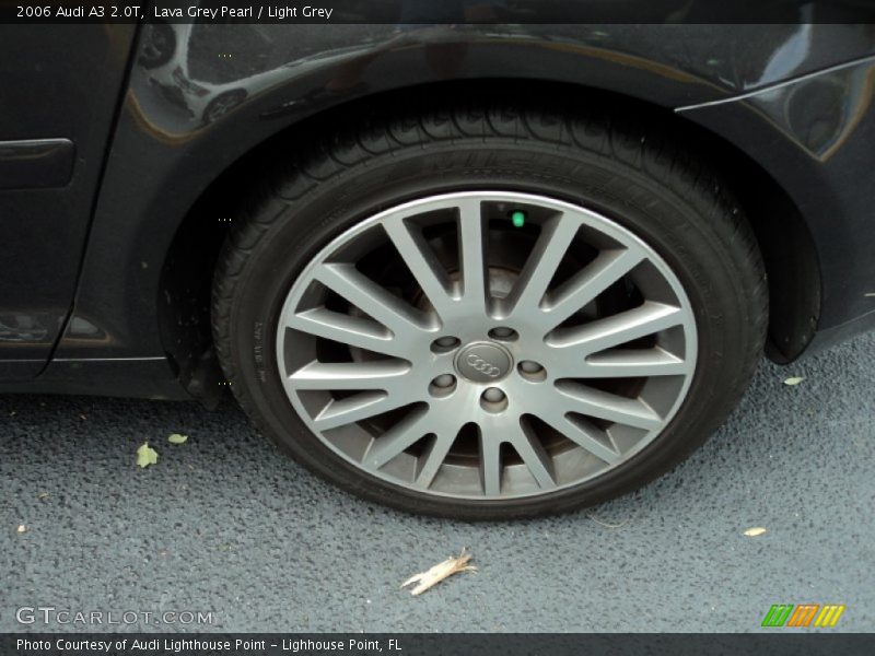Lava Grey Pearl / Light Grey 2006 Audi A3 2.0T