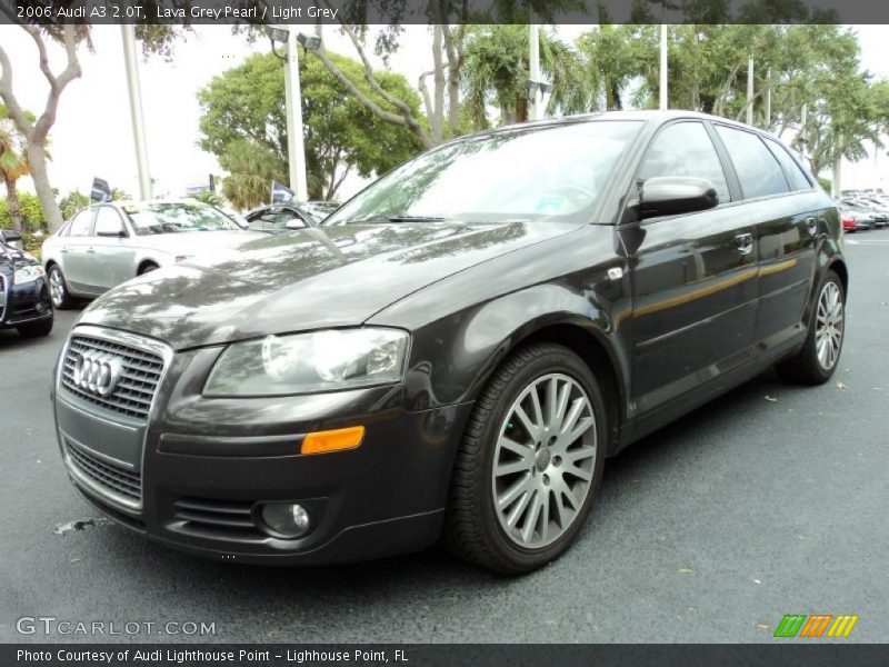 Lava Grey Pearl / Light Grey 2006 Audi A3 2.0T