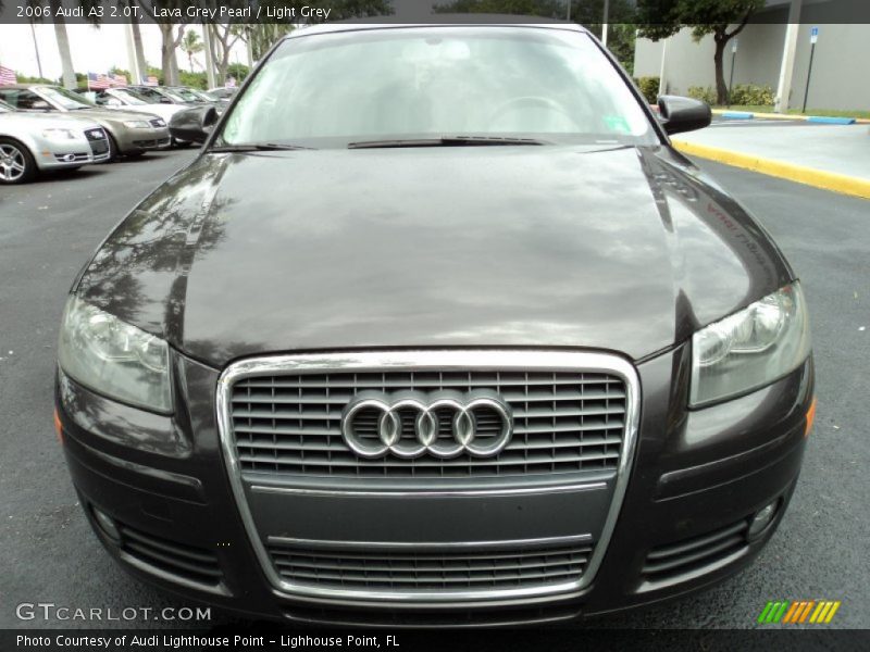 Lava Grey Pearl / Light Grey 2006 Audi A3 2.0T