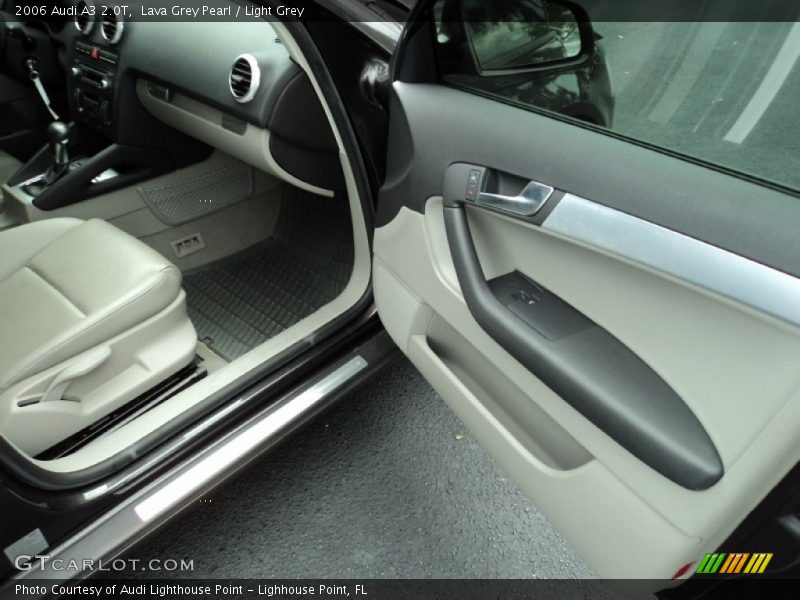 Lava Grey Pearl / Light Grey 2006 Audi A3 2.0T