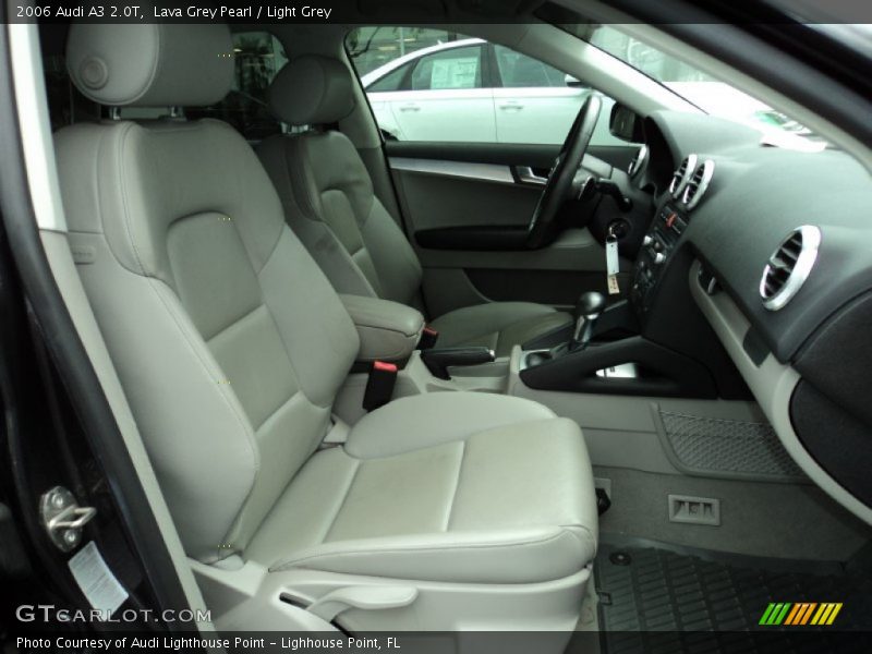 Lava Grey Pearl / Light Grey 2006 Audi A3 2.0T