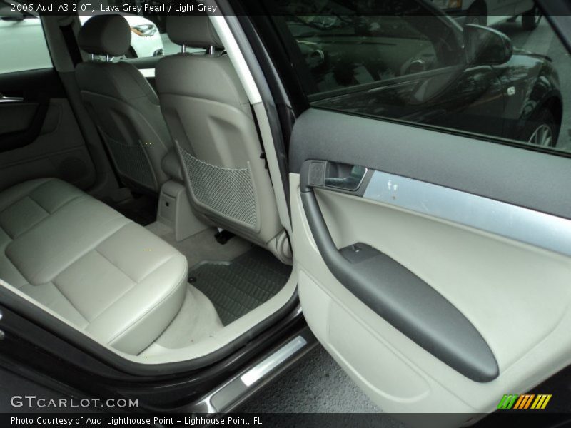 Lava Grey Pearl / Light Grey 2006 Audi A3 2.0T