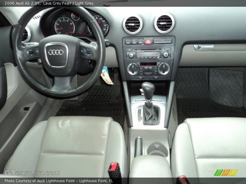 Lava Grey Pearl / Light Grey 2006 Audi A3 2.0T