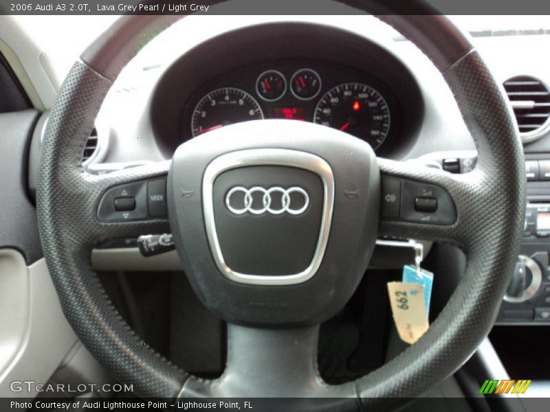 Lava Grey Pearl / Light Grey 2006 Audi A3 2.0T