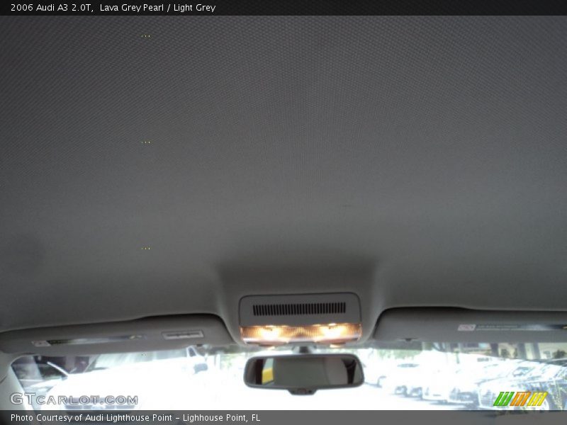 Lava Grey Pearl / Light Grey 2006 Audi A3 2.0T