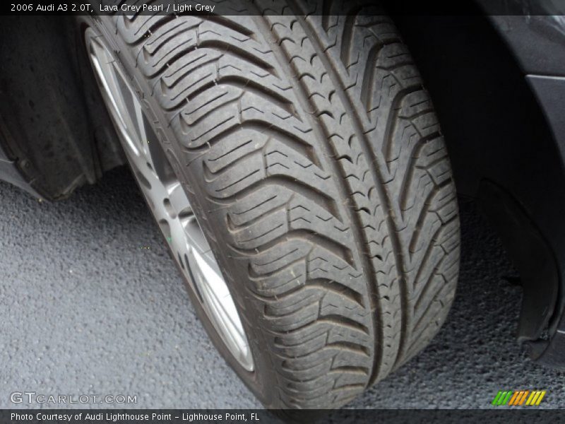 Lava Grey Pearl / Light Grey 2006 Audi A3 2.0T