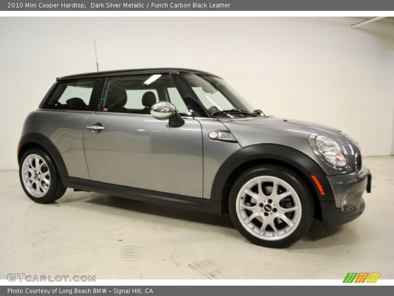 Dark Silver Metallic / Punch Carbon Black Leather 2010 Mini Cooper Hardtop