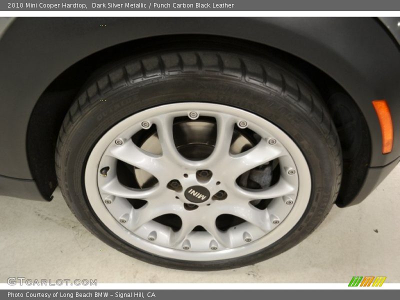 Dark Silver Metallic / Punch Carbon Black Leather 2010 Mini Cooper Hardtop