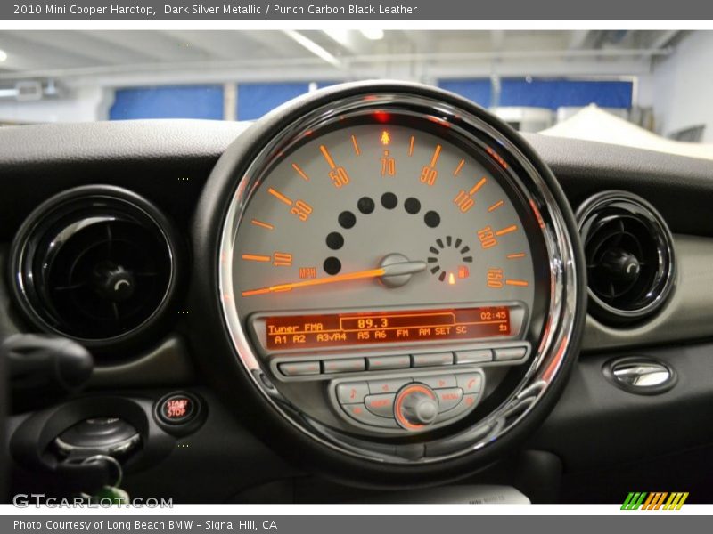 Dark Silver Metallic / Punch Carbon Black Leather 2010 Mini Cooper Hardtop