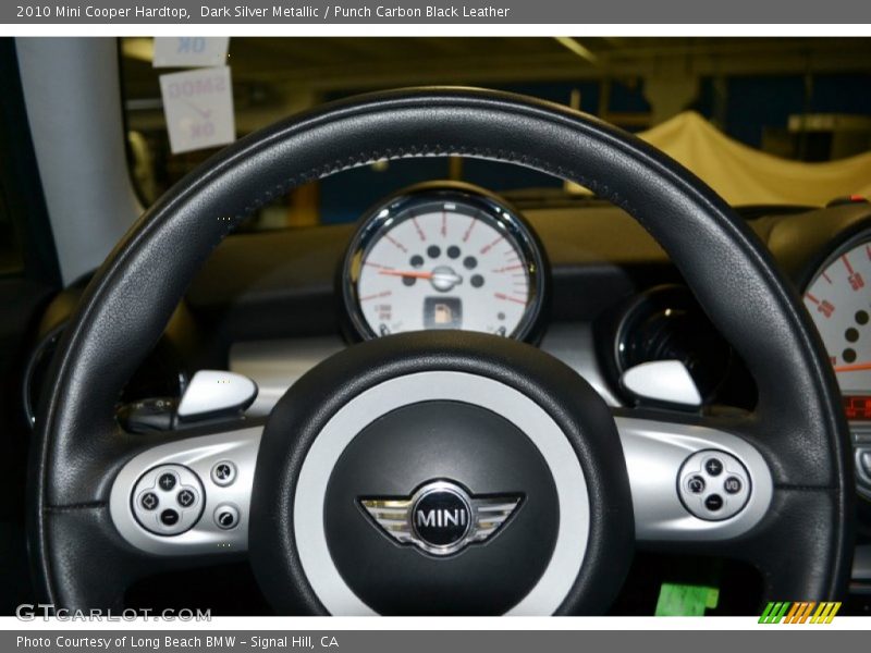 Dark Silver Metallic / Punch Carbon Black Leather 2010 Mini Cooper Hardtop