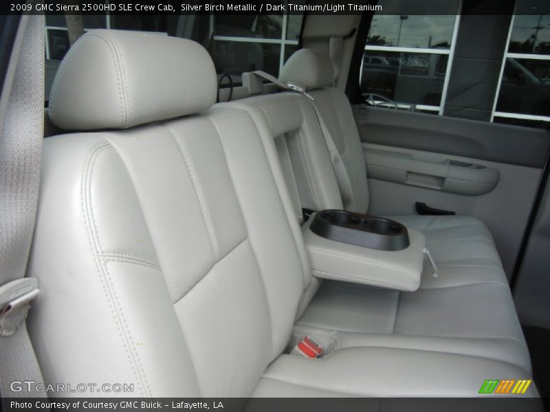 Silver Birch Metallic / Dark Titanium/Light Titanium 2009 GMC Sierra 2500HD SLE Crew Cab