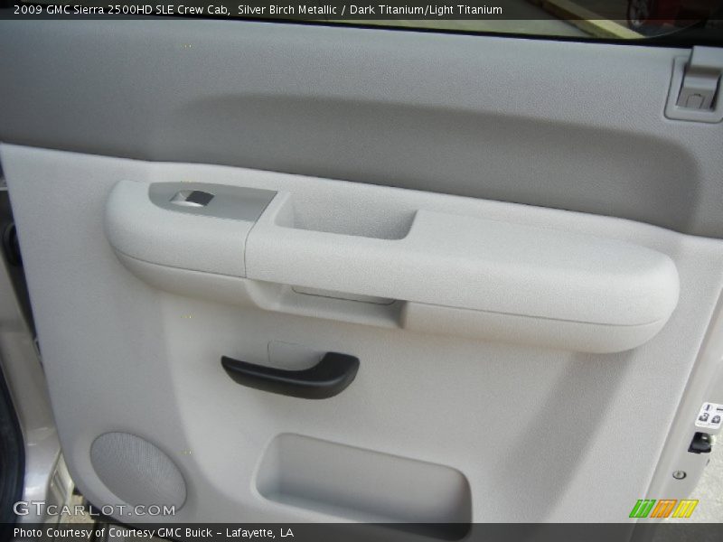Silver Birch Metallic / Dark Titanium/Light Titanium 2009 GMC Sierra 2500HD SLE Crew Cab