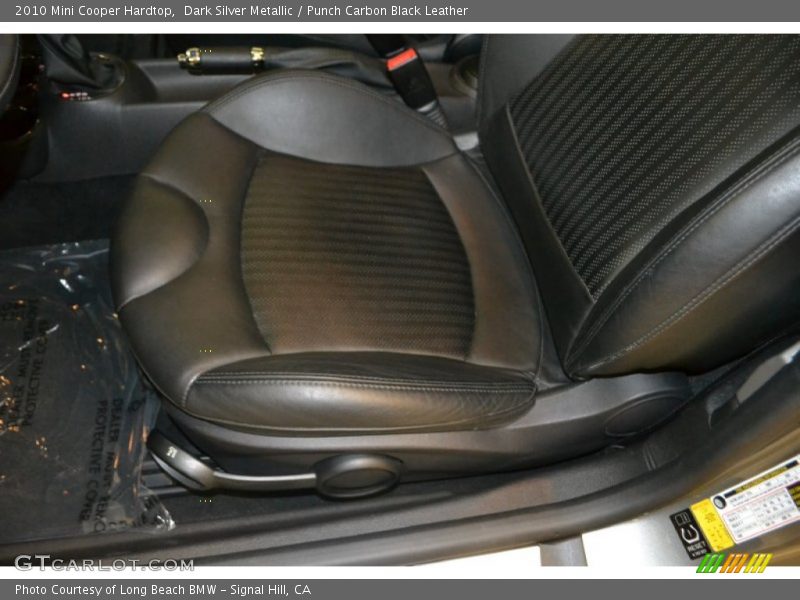 Dark Silver Metallic / Punch Carbon Black Leather 2010 Mini Cooper Hardtop