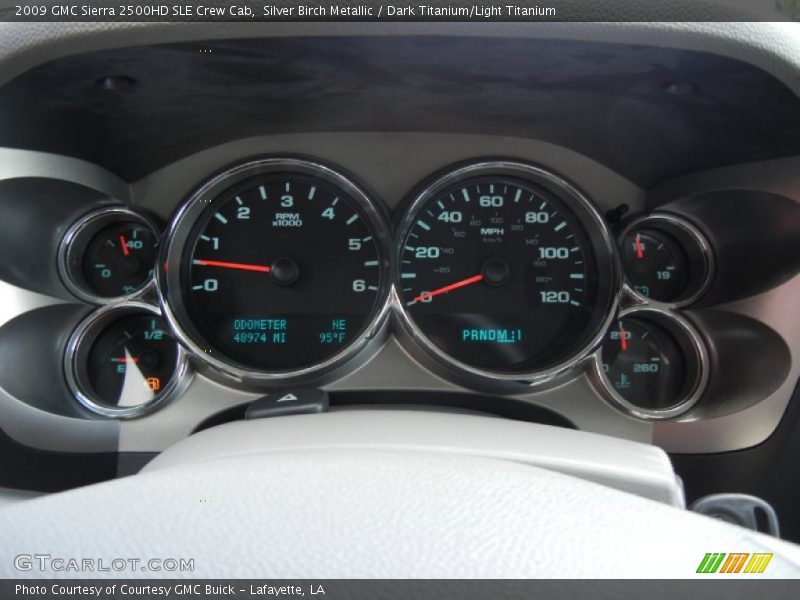  2009 Sierra 2500HD SLE Crew Cab SLE Crew Cab Gauges