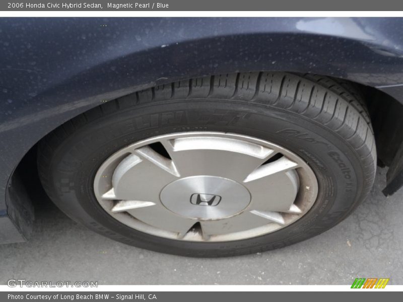 Magnetic Pearl / Blue 2006 Honda Civic Hybrid Sedan