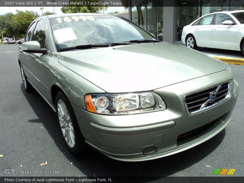 Willow Green Metallic / Taupe/Light Taupe 2007 Volvo S60 2.5T