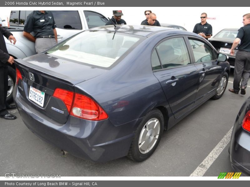 Magnetic Pearl / Blue 2006 Honda Civic Hybrid Sedan
