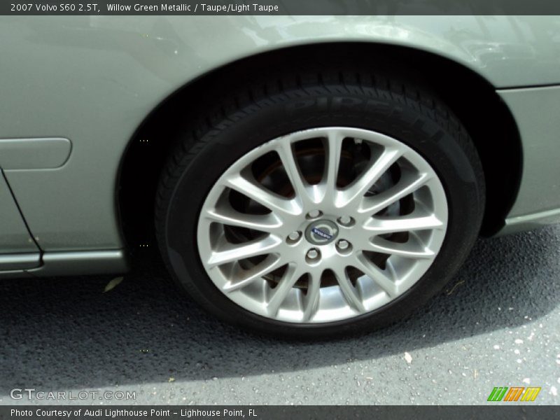 Willow Green Metallic / Taupe/Light Taupe 2007 Volvo S60 2.5T