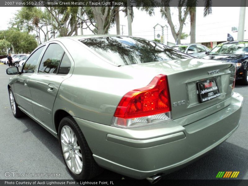Willow Green Metallic / Taupe/Light Taupe 2007 Volvo S60 2.5T