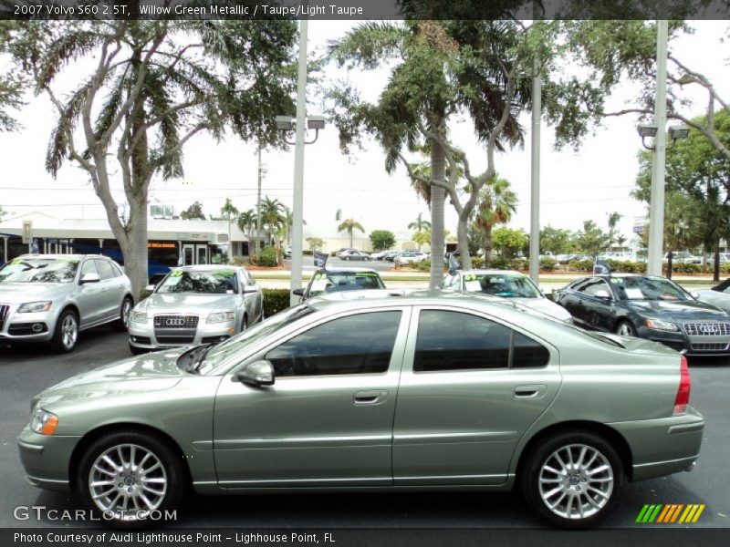 Willow Green Metallic / Taupe/Light Taupe 2007 Volvo S60 2.5T