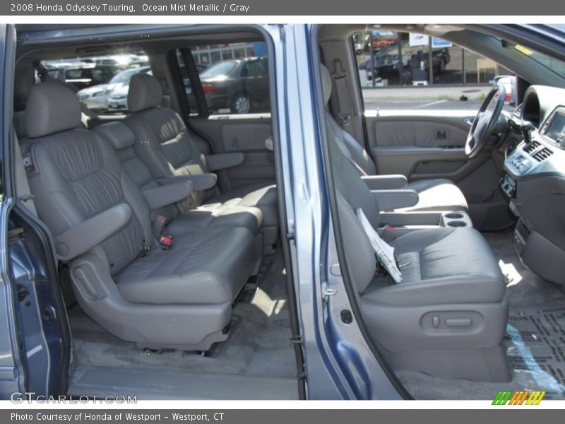 Ocean Mist Metallic / Gray 2008 Honda Odyssey Touring