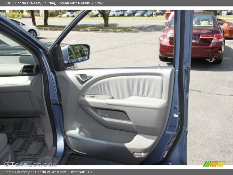 Ocean Mist Metallic / Gray 2008 Honda Odyssey Touring