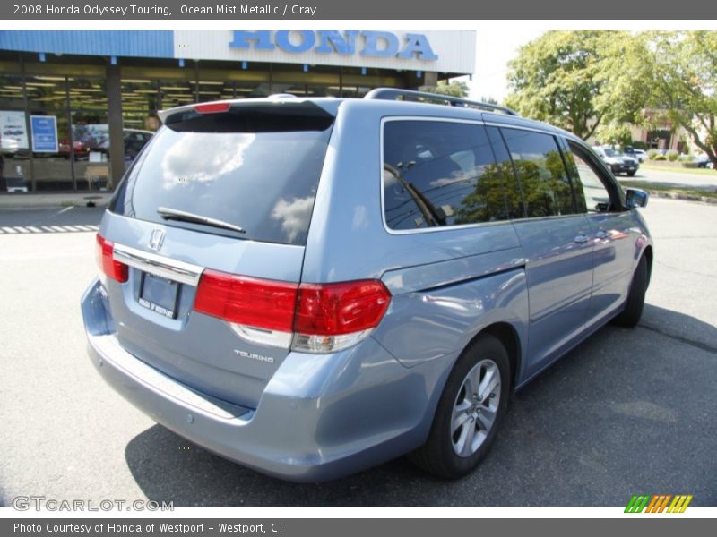 Ocean Mist Metallic / Gray 2008 Honda Odyssey Touring