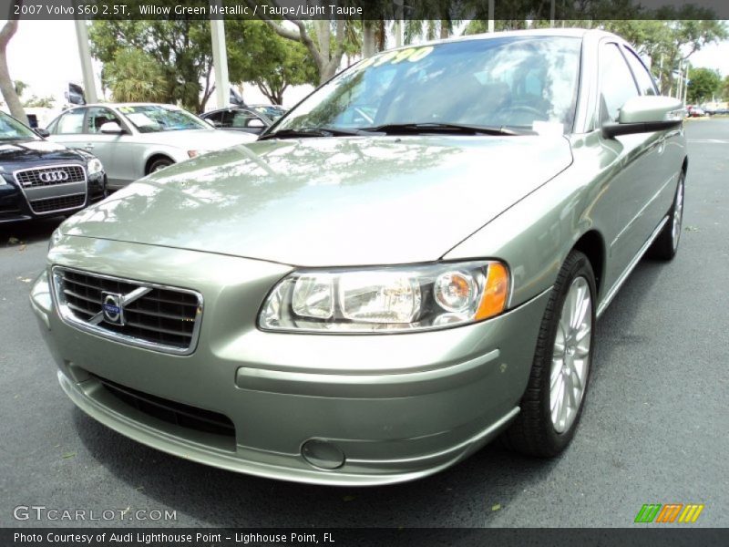 Willow Green Metallic / Taupe/Light Taupe 2007 Volvo S60 2.5T