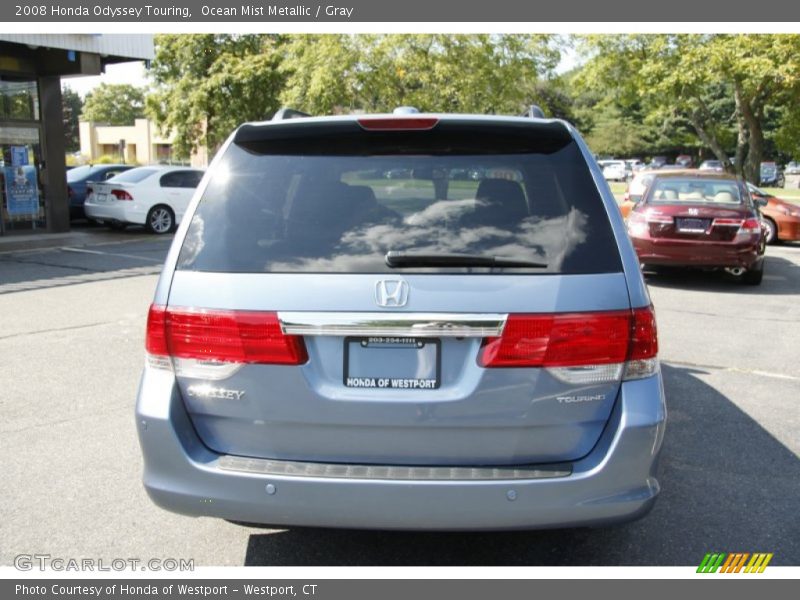 Ocean Mist Metallic / Gray 2008 Honda Odyssey Touring