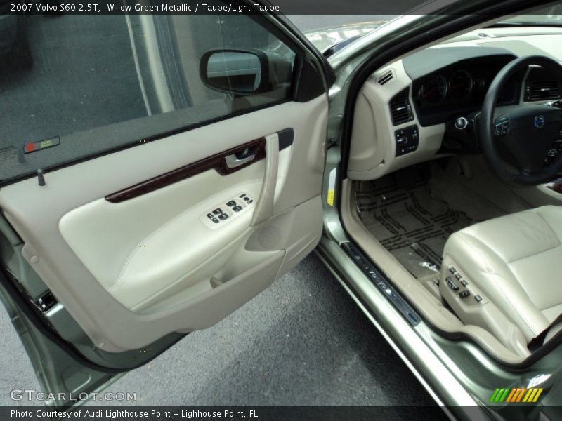 Willow Green Metallic / Taupe/Light Taupe 2007 Volvo S60 2.5T