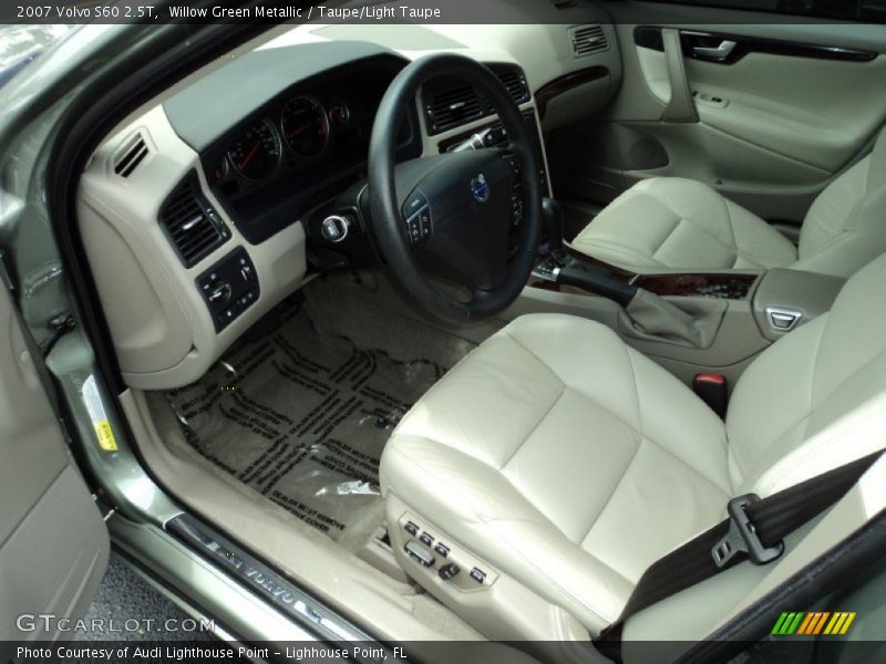 Willow Green Metallic / Taupe/Light Taupe 2007 Volvo S60 2.5T