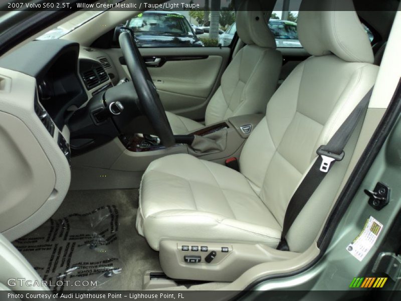 Willow Green Metallic / Taupe/Light Taupe 2007 Volvo S60 2.5T
