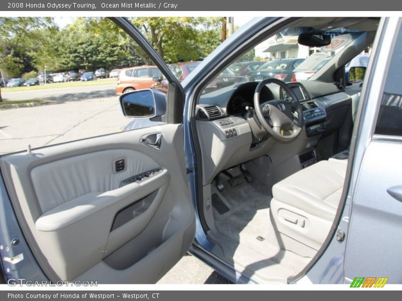 Ocean Mist Metallic / Gray 2008 Honda Odyssey Touring