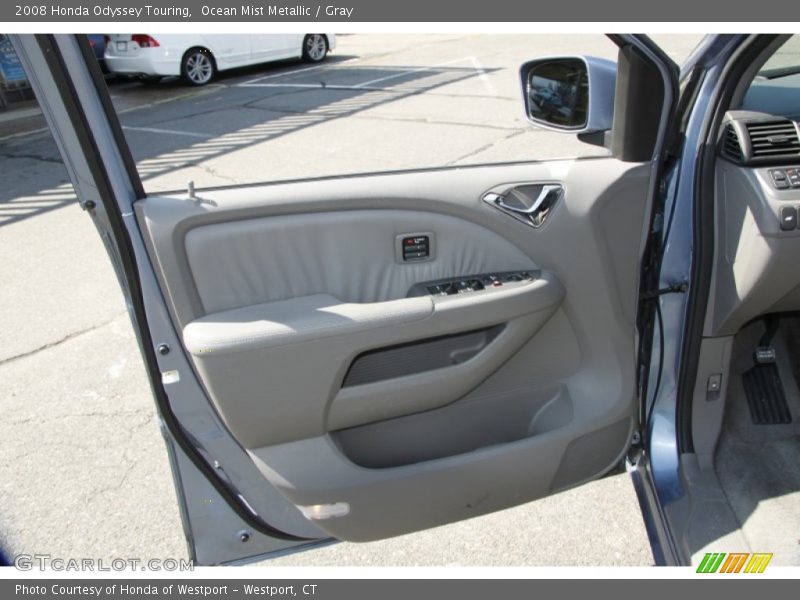 Ocean Mist Metallic / Gray 2008 Honda Odyssey Touring
