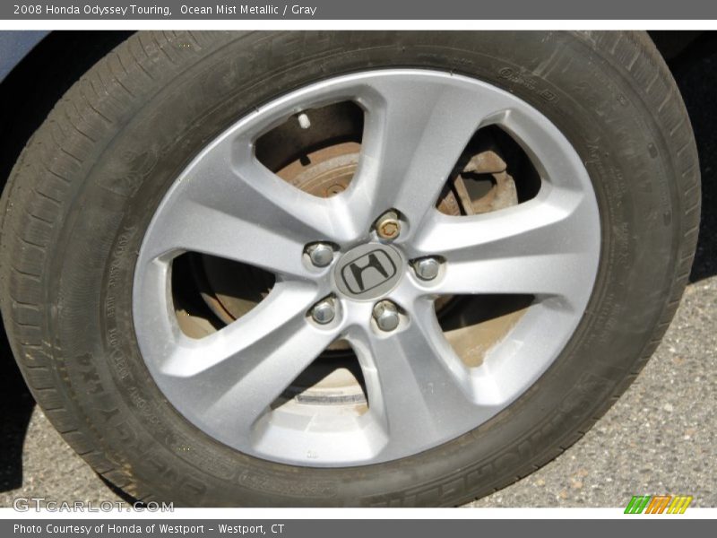 Ocean Mist Metallic / Gray 2008 Honda Odyssey Touring