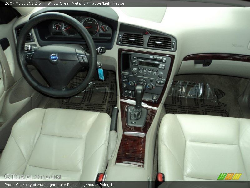 Willow Green Metallic / Taupe/Light Taupe 2007 Volvo S60 2.5T