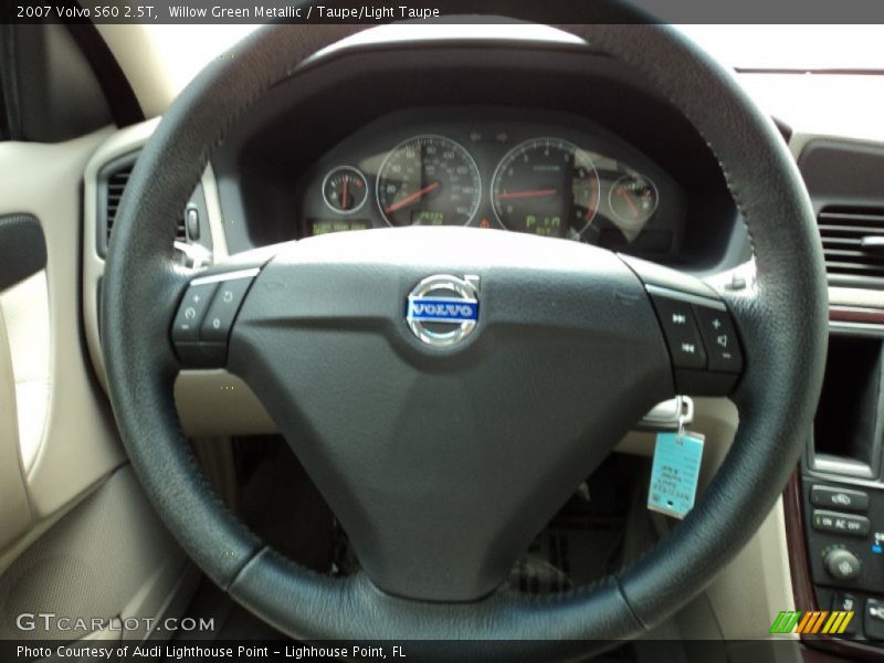 Willow Green Metallic / Taupe/Light Taupe 2007 Volvo S60 2.5T
