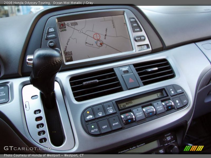 Ocean Mist Metallic / Gray 2008 Honda Odyssey Touring