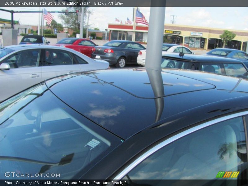 Black / Art Grey 2008 Volkswagen Jetta Wolfsburg Edition Sedan