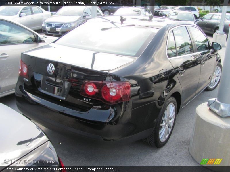 Black / Art Grey 2008 Volkswagen Jetta Wolfsburg Edition Sedan