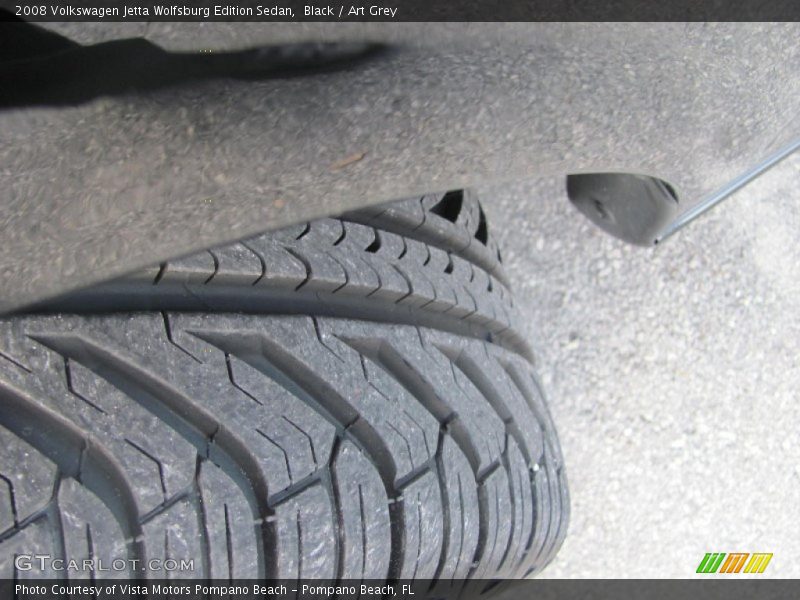Black / Art Grey 2008 Volkswagen Jetta Wolfsburg Edition Sedan