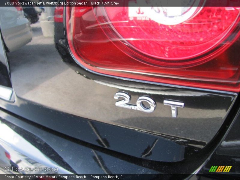 Black / Art Grey 2008 Volkswagen Jetta Wolfsburg Edition Sedan