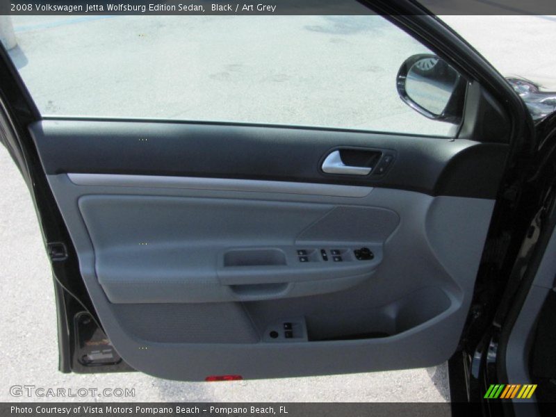 Black / Art Grey 2008 Volkswagen Jetta Wolfsburg Edition Sedan