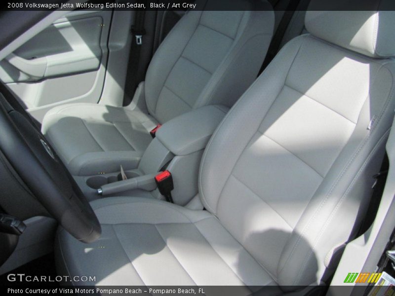 Black / Art Grey 2008 Volkswagen Jetta Wolfsburg Edition Sedan