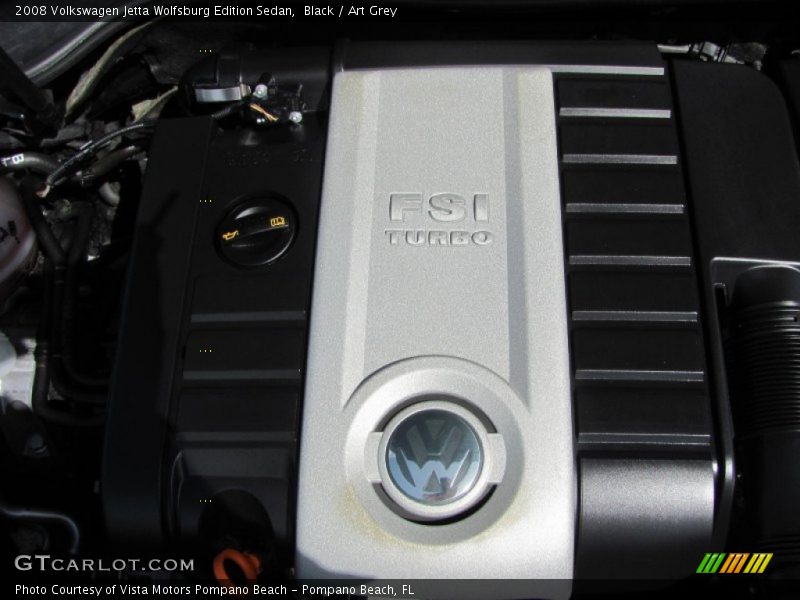 Black / Art Grey 2008 Volkswagen Jetta Wolfsburg Edition Sedan